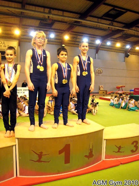 AGM Gym quipe benjamins/ minimes Aurlien Veuve, Jules Magnat, Marvin Tresse