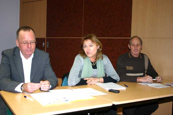 Alain Bailly (service Cohsion Sociale) , Chantal Petitot (directrice DDCSPP), Franois Chatelet (CD