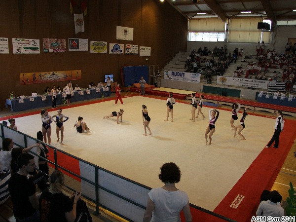 dans le magnifique palais des sports de Lons 