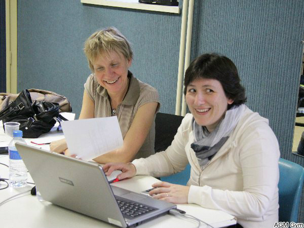 le secrtariat informatique : Nathalie et Mireille au top !