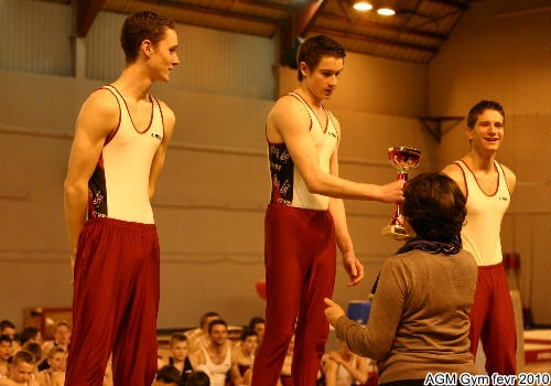 podium 100% St Claude de Besanon