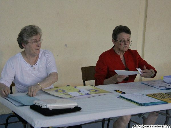 secrtariat efficace : Marcelle et Claudette